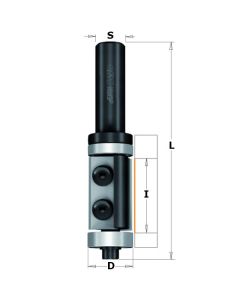 CMT 657.994.11B Insert Carbide Pattern/Flush Trim Bit, 3/4-Inch Diameter, 1/2-Inch Shank