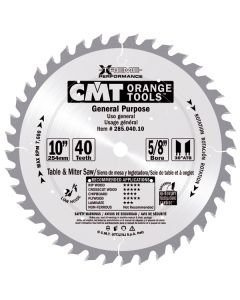 CMT 285.048.12 Industrial Heavy-Duty General Purpose Blade, 12-Inch X 48 Teeth 30° ATB with 1-Inch bore