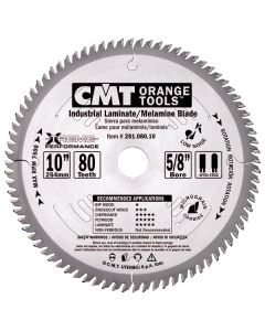 CMT 281.096.12 Industrial Long-Life Saw Blade for Laminates, 12-Inch X 96 Teeth TCG Grind with 1-Inch Bore