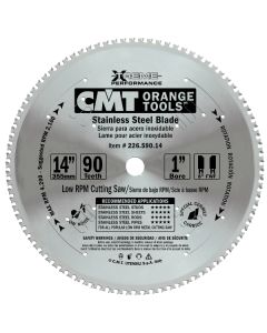 CMT 226.572.10 Stainless Steel Saw Blade, 10-Inch X 72 Teeth 8° FWF with 5/8-Inch Bore