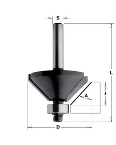 CMT 83605 Contractor Chamfer Bit, 1-3/8-inch Diameter, 45