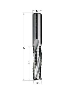 CMT 195.506.11 Solid Carbide 3-Edge Spiral Spiral Bit with Chipbreaker, 1/2-Inch Diameter