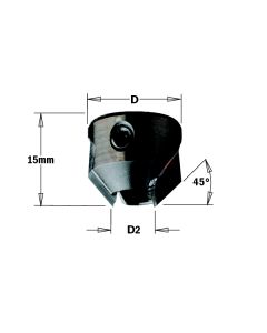 CMT 316.080.11 Countersink for 4 Flute Drills with 8mm Shank, 18mm Diameter, Right-Hand Rotation