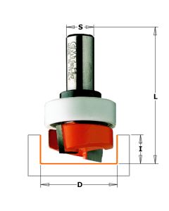CMT 801.190.11B Mortising Bit, 3/4-Inch Diameter, 1/4-Inch Shank
