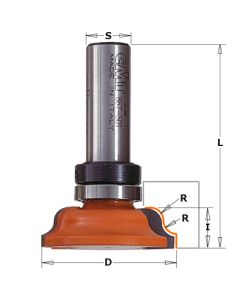 CMT 867.502.11B Molding Bit, 5/32-Inch Radius, 1/2-Inch Shank