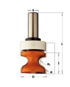 CMT 855.805.11B Window Sill Bit, 3/8 to 1/2-Inch Radius, 1/2-Inch Shank
