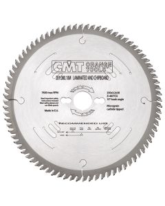 CMT 281.064.09M Industrial Panel Sizing Saw Blade, 220mm (8-43/64-Inch) X 64 Teeth TCG Grind with 30mm Bore