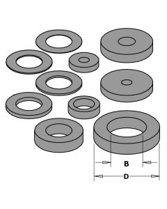 CMT 541.550.00 Shield for assembly, 3.25mm (1/8-Inch) Bore, 9mm (23/64-Inch) Diameter