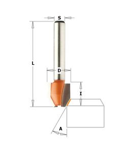 CMT 821.022.11 Combination Trimmer Bit, 0-22