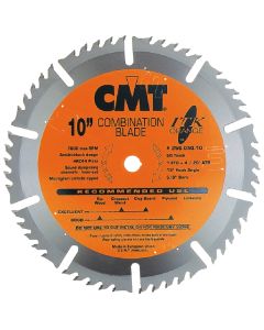 CMT 256.050.10 ITK Industrial Combination Saw Blade, 10-Inch x 50 Teeth 1FTG+4ATB Grind with 5/8-Inch Bore