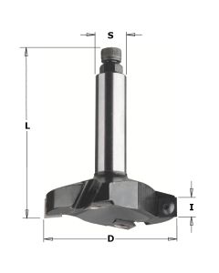 CMT 663.001.11 Insert Carbide Spoilboard surfacing, 3-35/64-Inch Diameter, 20mm Shank