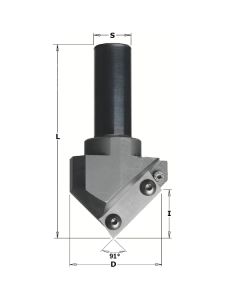 CMT 663.101.11 Insert Carbide V-Groove, folding, signmaking CNC, 2-3/64-Inch Diameter, 20mm Shank