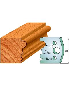 CMT 690.033 Pair of Profiled Knives for Shaper Cutters, 1-37/64-Inch Cutting Length, 5/32-Inch Thickness Shaper Cutter