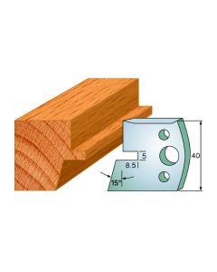 CMT 690.085 Pair of Profiled Knives for Shaper Cutters, 1-37/64-Inch Cutting Length, 5/32-Inch Thickness Shaper Cutter
