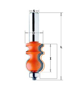 CMT 855.901.11 Molding Bit, 1/2-Inch Shank, 15/16-Inch Diameter