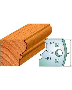 CMT 690.105 Pair of Profiled Knives for Shaper Cutters, 1-37/64-Inch Cutting Length, 5/32-Inch Thickness Shaper Cutter
