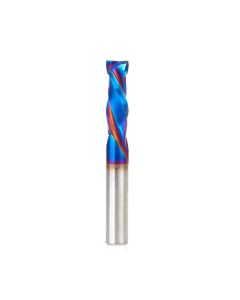 Amana tool 48352-K CNC SC Spektra Extreme tool Life Coated Mortise Compression Spiral 8mm D x 25mm CH 8mm SHK 64mm Long 2 Flute Router Bit