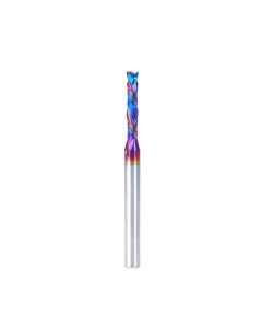 Amana tool 48353-K CNC SC Spektra Extreme tool Life Coated Mortise Compression Spiral 3/16 D x 1 CH 1/4 SHK 3 Inch Long 2 Flute Router Bit