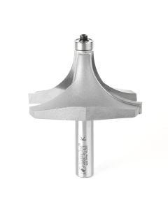 AMANA - 49524 - 2 FLUTE CORNER ROUND BIT WITH BALL BEARING GUIDE, 3" DIAMETER