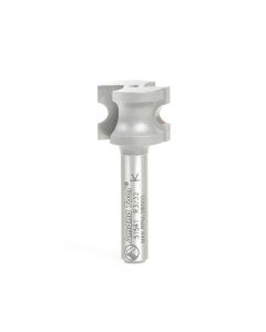 Amana tool 51541 Carbide Tipped Bulnose 3/32 Radius x 21/32 Dia x 1/2 Cut Height x 1/4 Inch Shank Router Bit