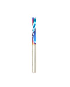 Amana tool 51639-K Spektra Extreme tool Life Coated SC Spiral Finisher 1/4 Dia x 1 Cut Height x 1/4 Shank x 3 Inch Long x 2 Flute Up-Cut Router Bit, Leaves an Extra High Surface Finish