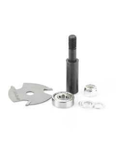 Amana tool 53402-1 Slotting Cutter Assembly 3 Wing x 1-7/8 Dia x 5/64 Cut Height x 1/2 Inch Shank Router Bit