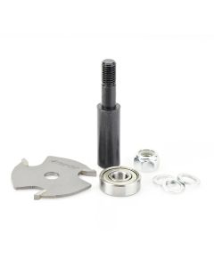 Amana tool 53406-1 Slotting Cutter Assembly 3 Wing x 1-7/8 D x 1/8 CH x 1/2 Inch SHK Router Bit