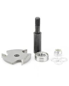 Amana tool 53410-1 Slotting Cutter Assembly 3 Wing x 1-7/8 D x 1/4 CH x 1/2 Inch SHK Router Bit