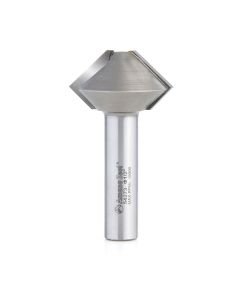 Amana tool 54273 Carbide Tipped Multi-Sided Glue Joint 45 / 45 Deg x 1-1/2 D x 7/8 CH x 1/2 Inch SHK Router Bit