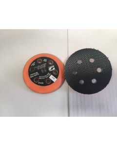 Dynabrade 56143 3" (76 mm) Dia. Vacuum Disc Pad, Hook-Face, Long Nap1/2" (13 mm) Thickness Rubber, Medium Density, 5/16"-24 Thread