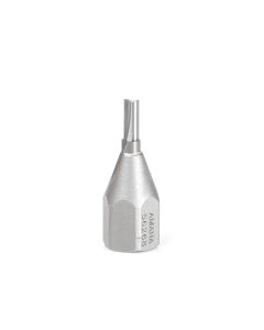 Amana tool 56268 Carbide Tipped Mortising Screw Cutter 1/8 + .015 Dia x 3/8 Inch Cut Height x 1/4 - 28 Thread