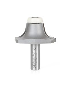 Amana tool 57268 Carbide Tipped Undermount Bowl Solid Surface 2-3/16 Dia x 63/64 Cut Height x 14 Deg Angle x 1/2 Inch Shank Router Bit