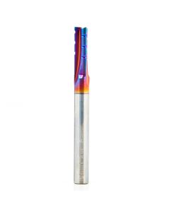 Amana tool 59432-K CNC SC Spektra Extreme tool Life Coated Straight Flute Finishing with Chipbreaker 1/4 D x 3/4 CH x 1/4 SHK x 2-1/2 Inch Long x 3 Flute Router Bit