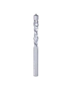Amana tool 59606 Solid Carbide Compression Spiral 1/4 D x 1-1/4 CH x 1/4 SHK x 3-1/4 Inch Long w/ Double Bal Bearing Router Bit