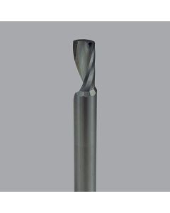 Onsrud 65-113 Solid Carbide router, 1 flute, upcut O flute, taper core