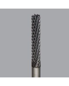 Onsrud 66-529 Solid Carbide router, 10 flute, burr pt, DFC coated