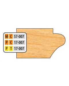 FREEBORN MT-57-007 T-Alloy Door Edge Detail Shaper Cutter
