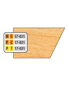 FREEBORN MT-57-031 T-Alloy Door Edge Detail/Bevel Shaper Cutter