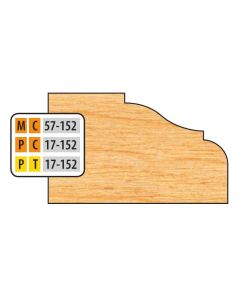 FREEBORN MT-57-152 T-Alloy 32mm Door Edge Detail Shaper Cutter