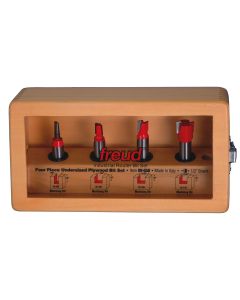 FREUD - 89-650   4pc UNDERSIZED PLYWOOD BIT SET
