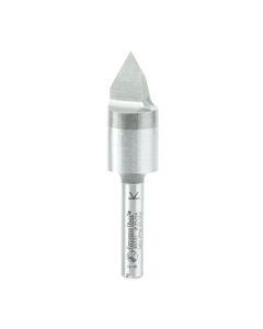 Amana 45731 Carbide Tipped V Groove Signmaking & Lettering 60 Deg x 9/16 Dia x 7/16 x 1/4 Inch Shank