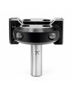 Amana tool RC-2370 Insert Adjustable Chamfer 85mm (3-11/32 Inch) D x 40mm (1-9/16 Inch) CH x 3/4 Inch SHK Router Bit