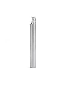 Amana 51641 Solid Carbide CNC Spiral 'O' Single Flute, Plastic Cutting 3/8 Dia x 3/8 x 3/8 Shank x 3 Inch Long Up-Cut Router Bit