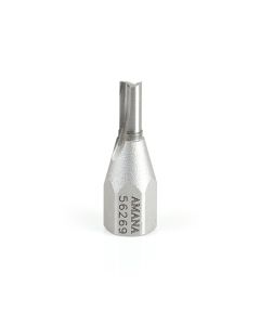 Amana 56269 Carbide Tipped Mortising Screw Straight No Shear Cutter 3/16 + .039 Dia x 1/2 x 1/4 - 28 Thread