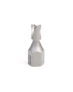Amana 56275 Carbide Tipped Mortising Screw Straight No Shear Cutter 5/16 + 0.015 Dia x 1/2 x 1/4 - 28 Thread