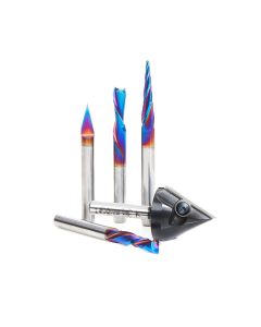 Amana tool AMS-175 5-Pc CNC Signmaking Router Bit Colection