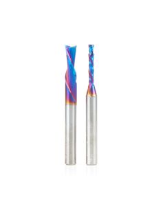Amana tool AMS-240-K 2-Pc CNC Spektra Extreme tool Life Coated Signmaking Pack II, 1/4 Inch Shank