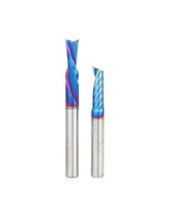 Amana tool AMS-242-K 2-Pc CNC Spektra Extreme tool Life Coated Signmaking Pack IV, 1/4 Inch Shank