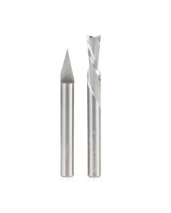Amana tool AMS-293 2-Pc CNC General Purpose Set, 1/4 Inch Shank