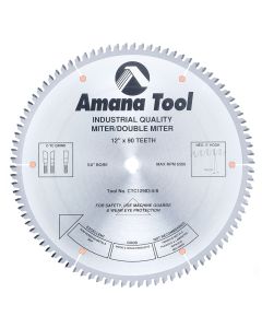 Amana CTC12903-5/8 12"/90T DOUBLEMITER C-TCG 5/8B